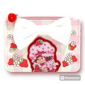 Strawberry Shortcake Gingham Bow Wallet